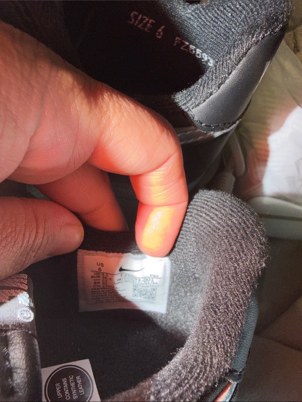 Nike Field General Sneakers in Black with Silver Swoosh - Picture 7 of 9